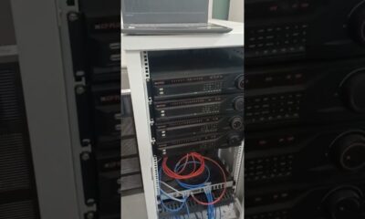 NVR installed in 24U Rack For CCTV