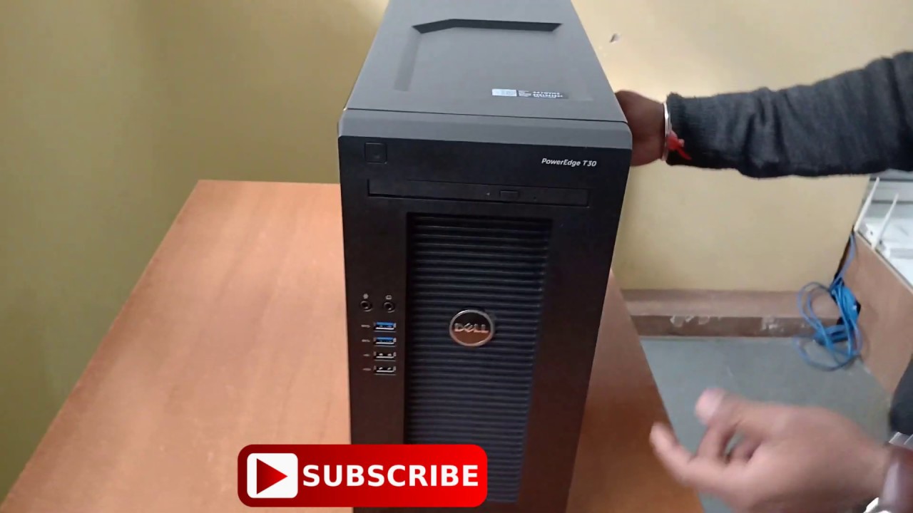 Dell Poweredge T30 Tower Server Unboxing