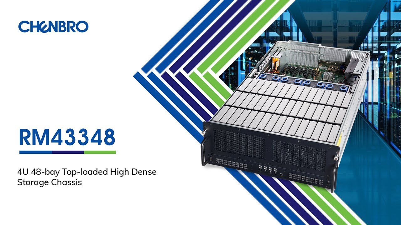 CHENBRO RM43348｜4U 48-Bay High Density Storage Server Chassis