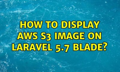 How to display AWS s3 image on laravel 5.7 blade?