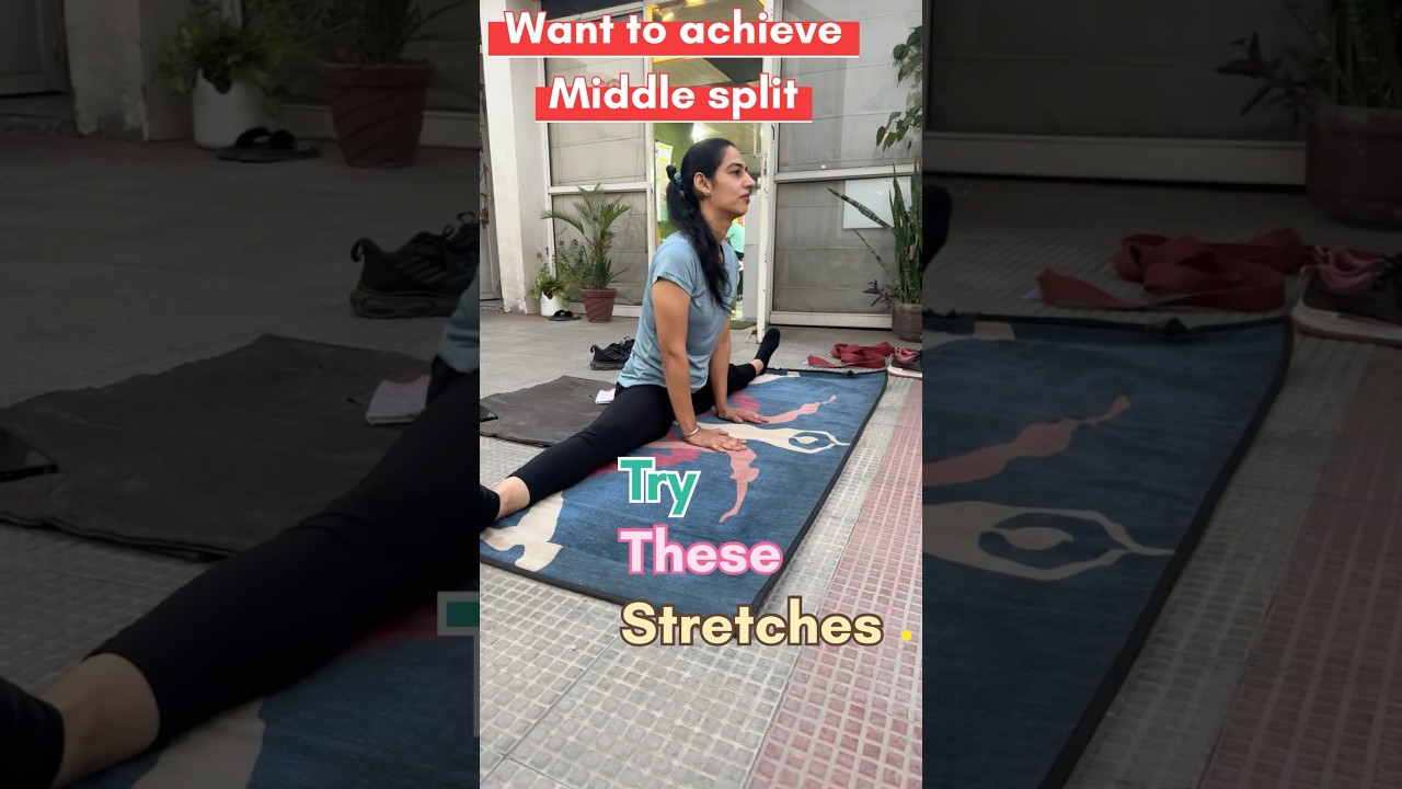 Stretches for middle splits #yoga #stretching #fitness #yogaexercise #split #exercise #fit #gym