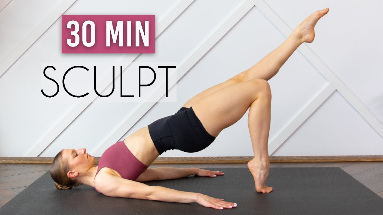 30 MIN FULL BODY DANCER SCULPT (No Equipment, Toning, & Lengthening Workout)