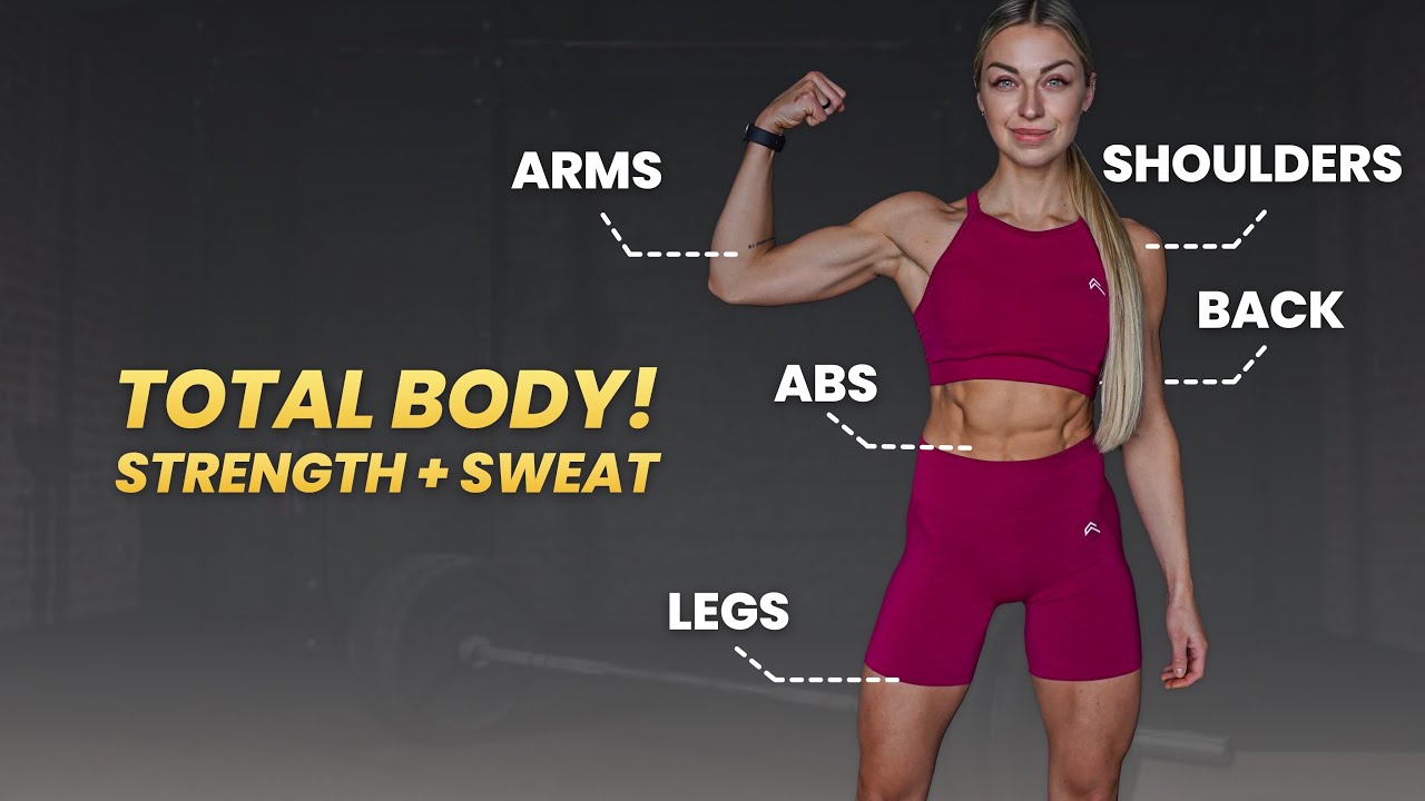 The Perfect Full Body Workout in 35 Min. (Abs, Shoulders, Back, Legs and Arms)