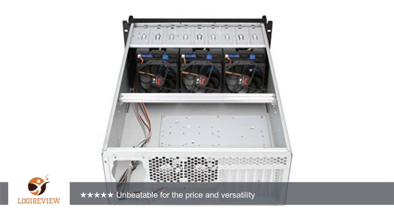 Rosewill Server Chassis/Server Case/Rackmount Case, 4U Metal Rack Mount Server Chassis with 12 Hot