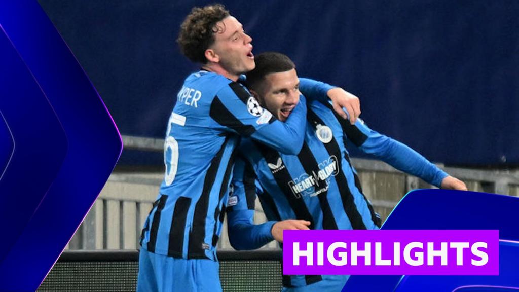 Tzolis 'wonder strike' helps Club Brugge beat Sturm Graz