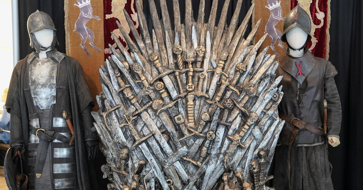 "Game of Thrones" famed Iron Throne sells for $1.49 million at auction