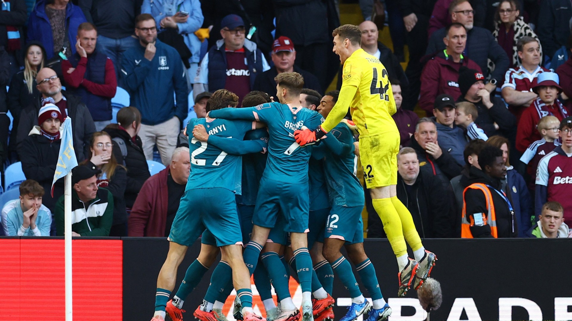 Aston Villa 1 Bournemouth 1: Cherries equalise with 10 SECONDS to go as Evanilson sends away fans wild