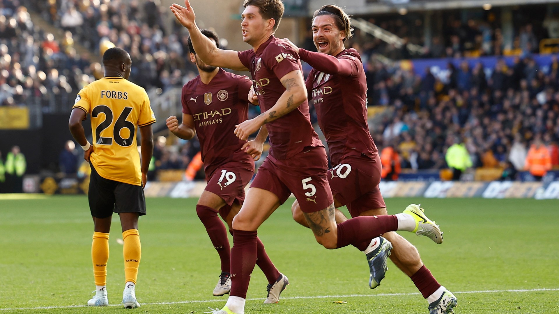 Wolves 1 Man City 2: Match ends in major controversy as John Stones' last-gasp winner STANDS despite on-field review