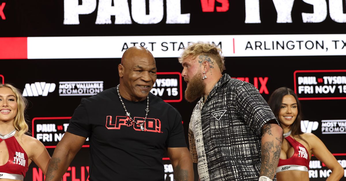 Jake Paul vs. Mike Tyson full card revealed for Netflix event on Nov. 15