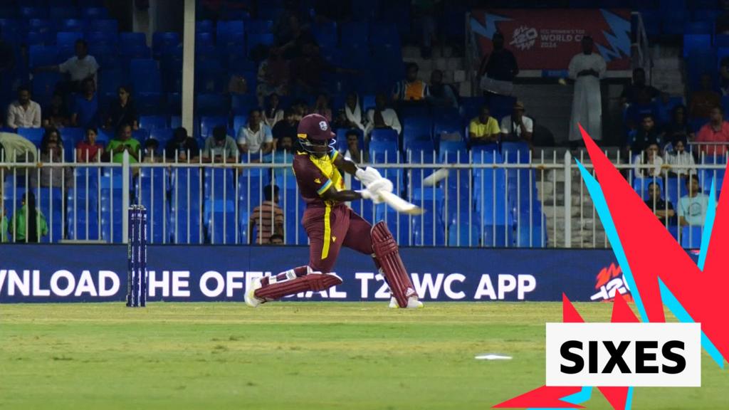 'That's gone so far!' - Dottin smashes three sixes in over