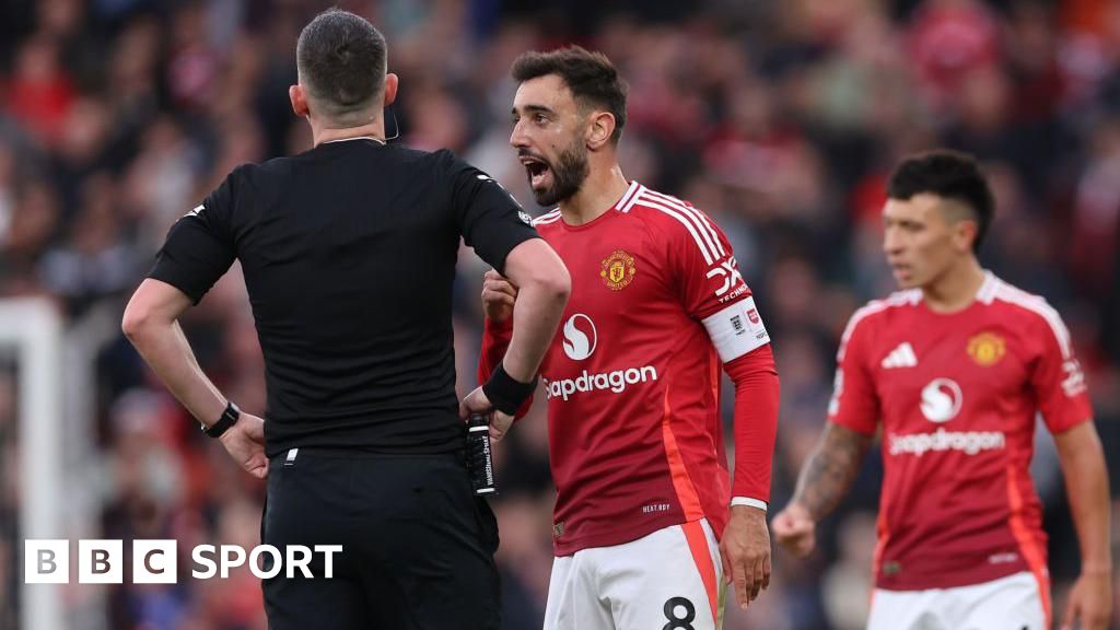 Bruno Fernandes: Referee was not right to send off Manchester United midfielder, says panel