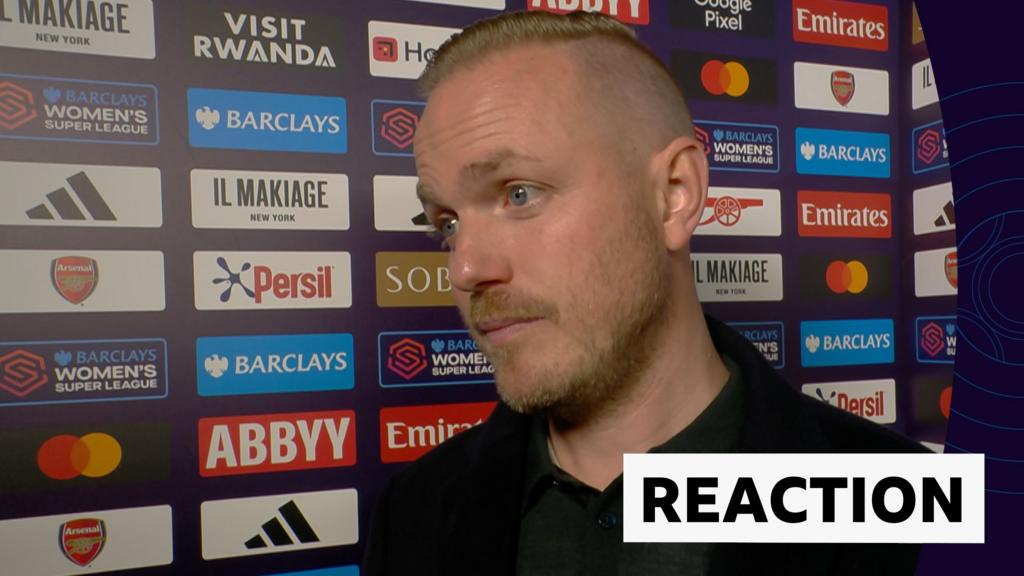 WSL: Arsenal women's head coach Jonas Eidevall interview