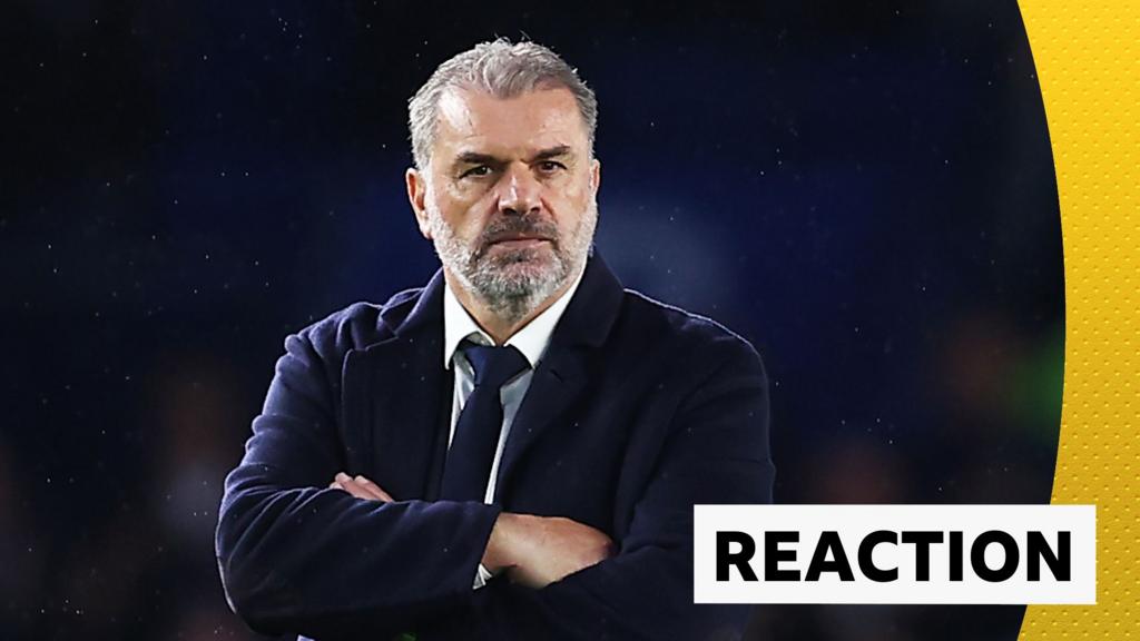 Tottenham 'got what they deserved' v Brighton - Ange Postecoglou