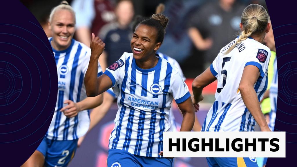 Parris scores as Brighton beat Villa