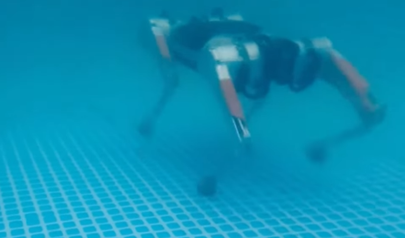 This underwater dog robot comes with its own horror soundtrack