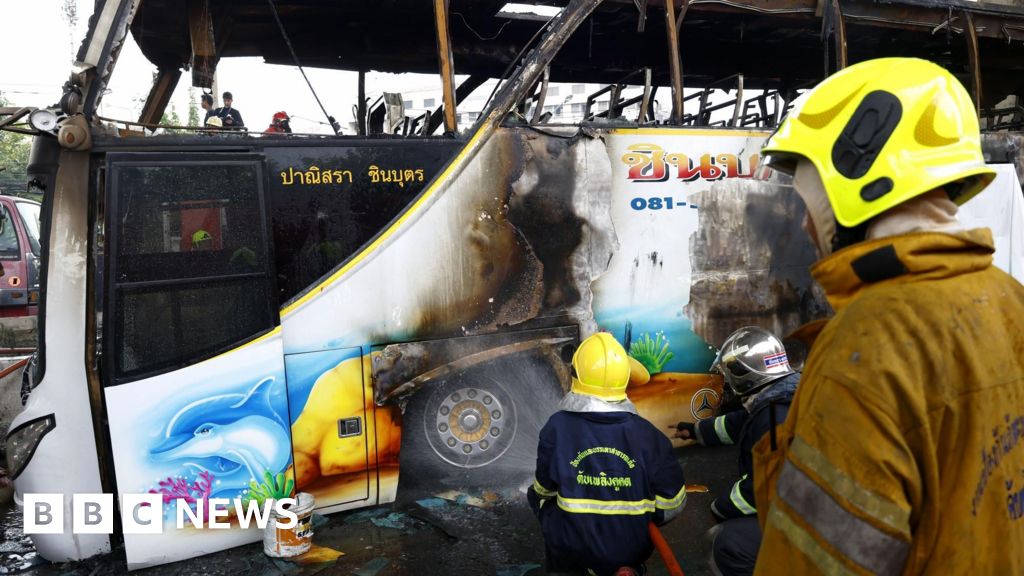 More than 20 children feared dead in Thailand bus crash