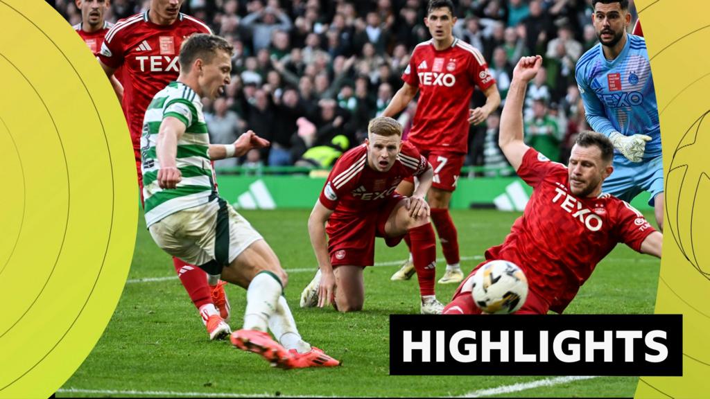 Watch Celtic and Aberdeen share four goals in thriller