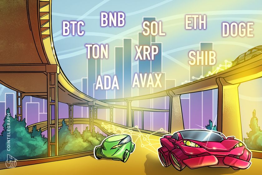 Price analysis 10/11: BTC, ETH, BNB, SOL, XRP, DOGE, TON, ADA, AVAX, SHIB