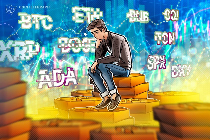 Price analysis 10/14: SPX, DXY, BTC, ETH, BNB, SOL, XRP, DOGE, TON, ADA