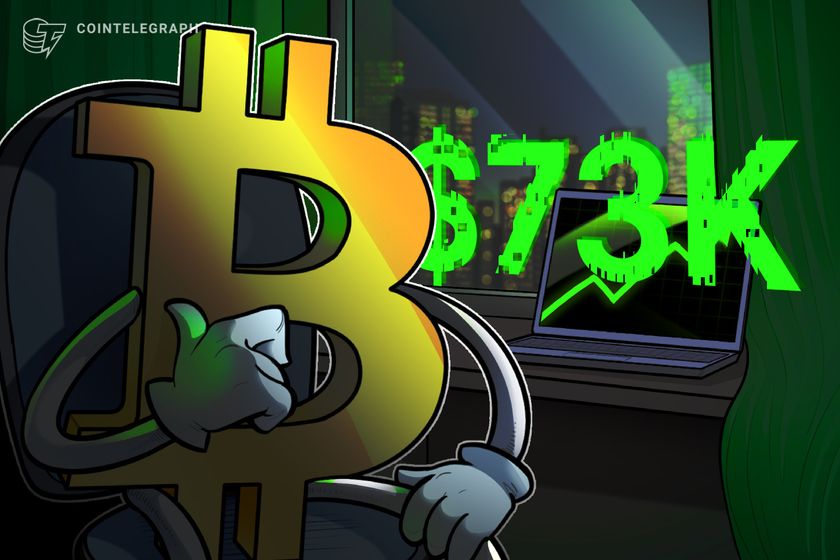 Bitcoin analyst sees 'scary' BTC price upside as funding flat at $73K