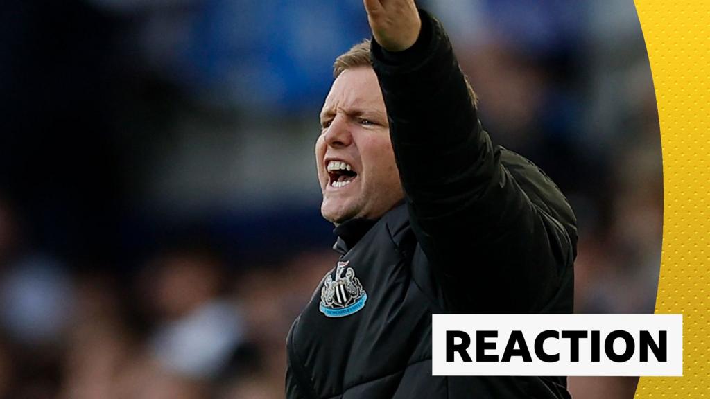 Eddie Howe 'frustrated' Newcastle did not take chances v Everton