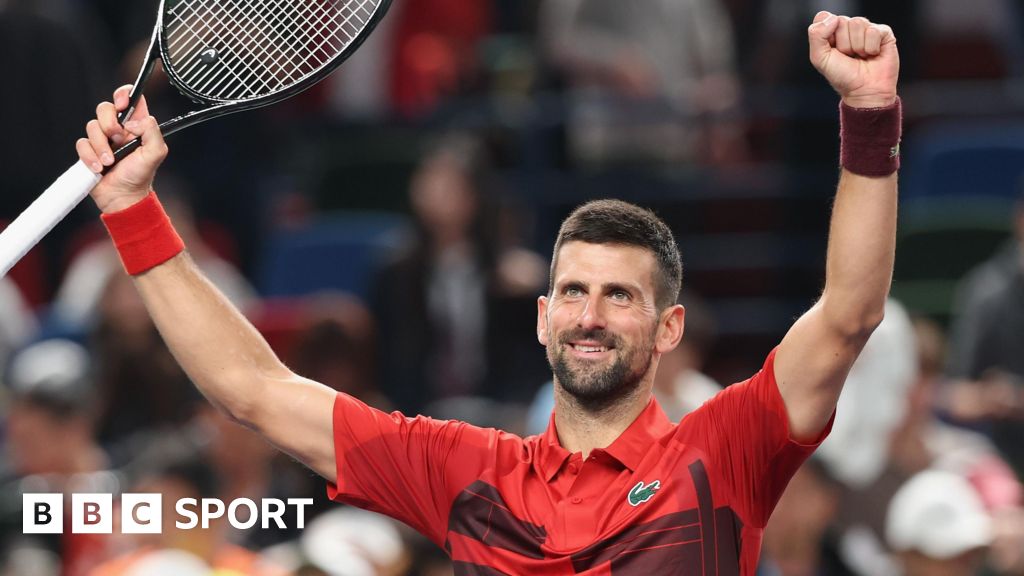 Shanghai Masters: Novak Djokovic beats Roman Safiullin to move closer to 100th ATP title