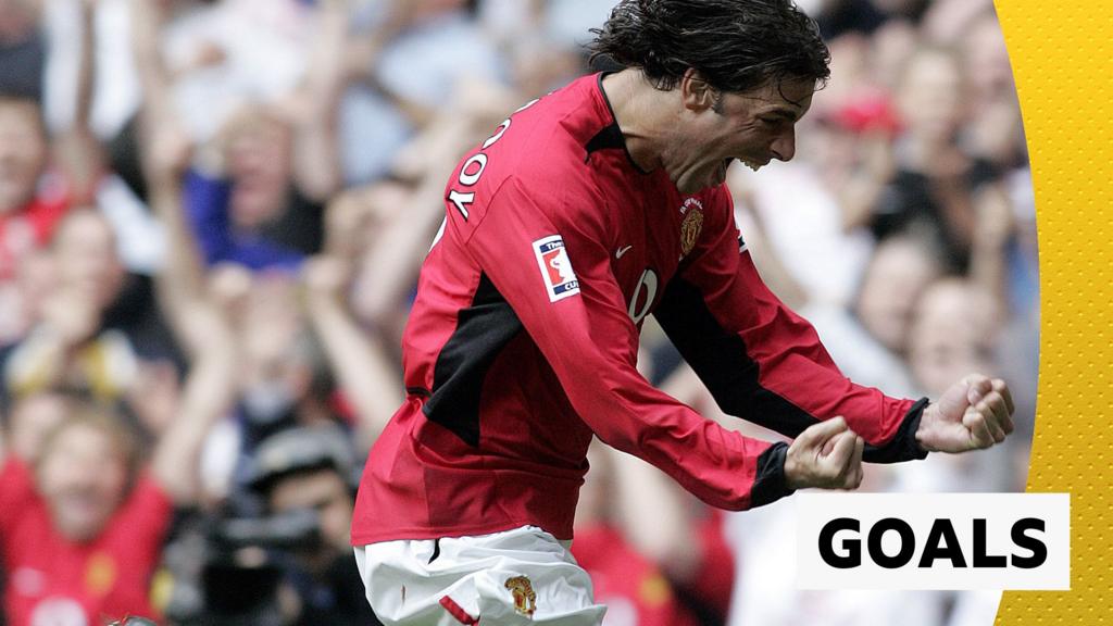 Archive: Van Nistelrooy scores twice in FA Cup final