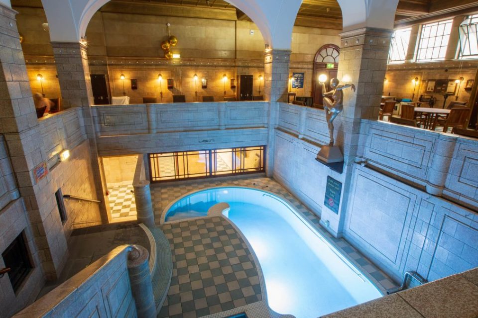 The Porchester Spa in central London was restored to its Art Deco splendour in 2020