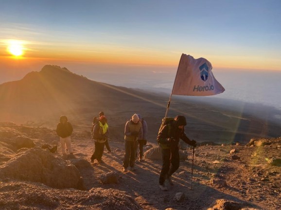 Hero.io climbs Kilimanjaro to mark whitepaper launch