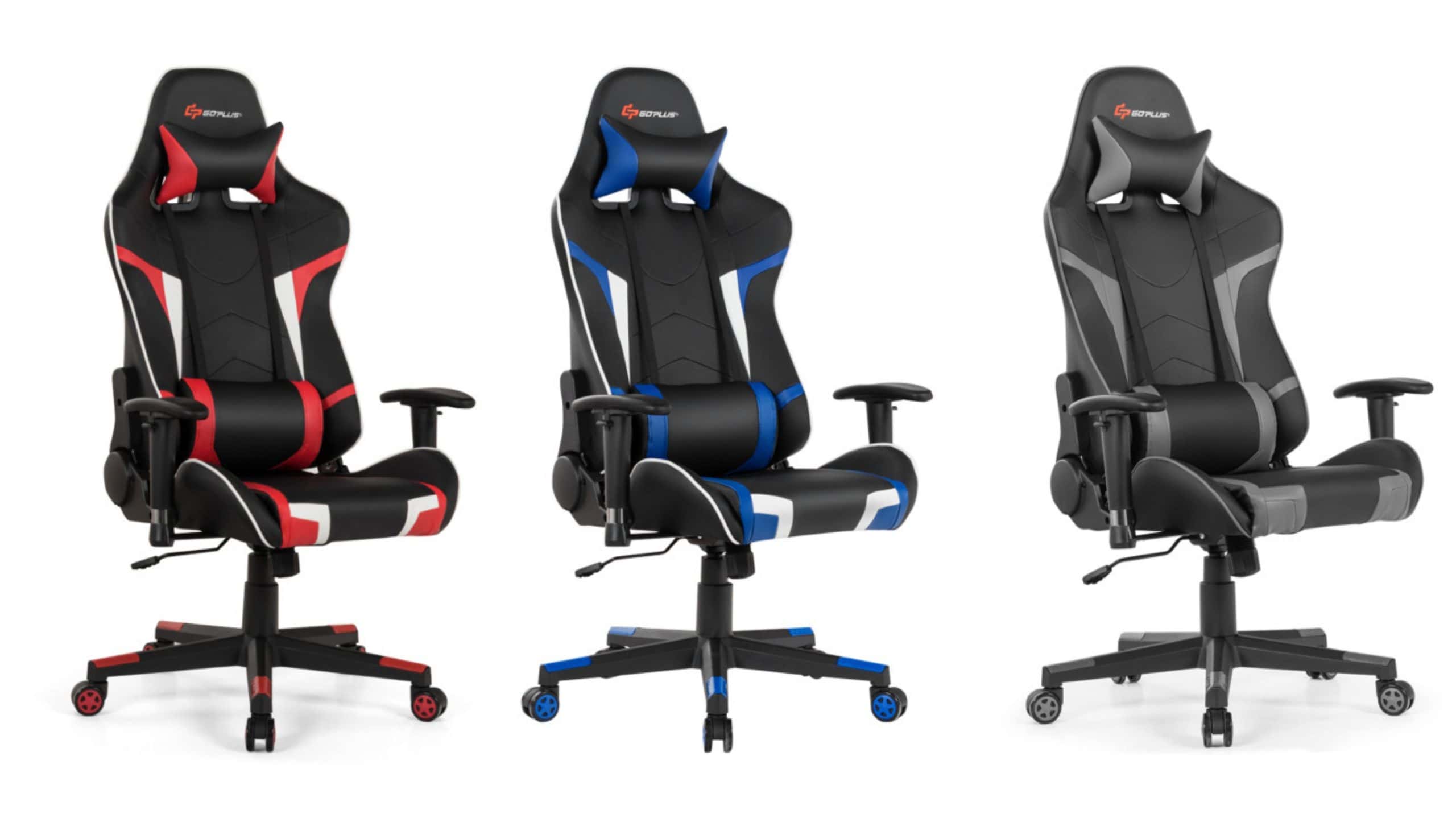 Costway's gaming chair with lumbar massage function gets a 39% discount