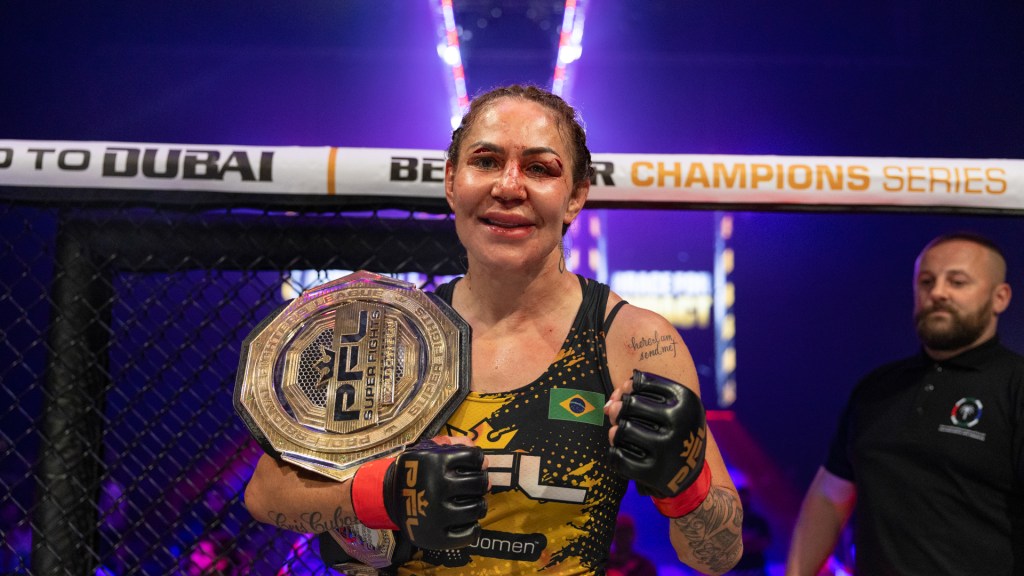 Photos: Cris Cyborg def. Larissa Pacheco at PFL: Battle of the Giants