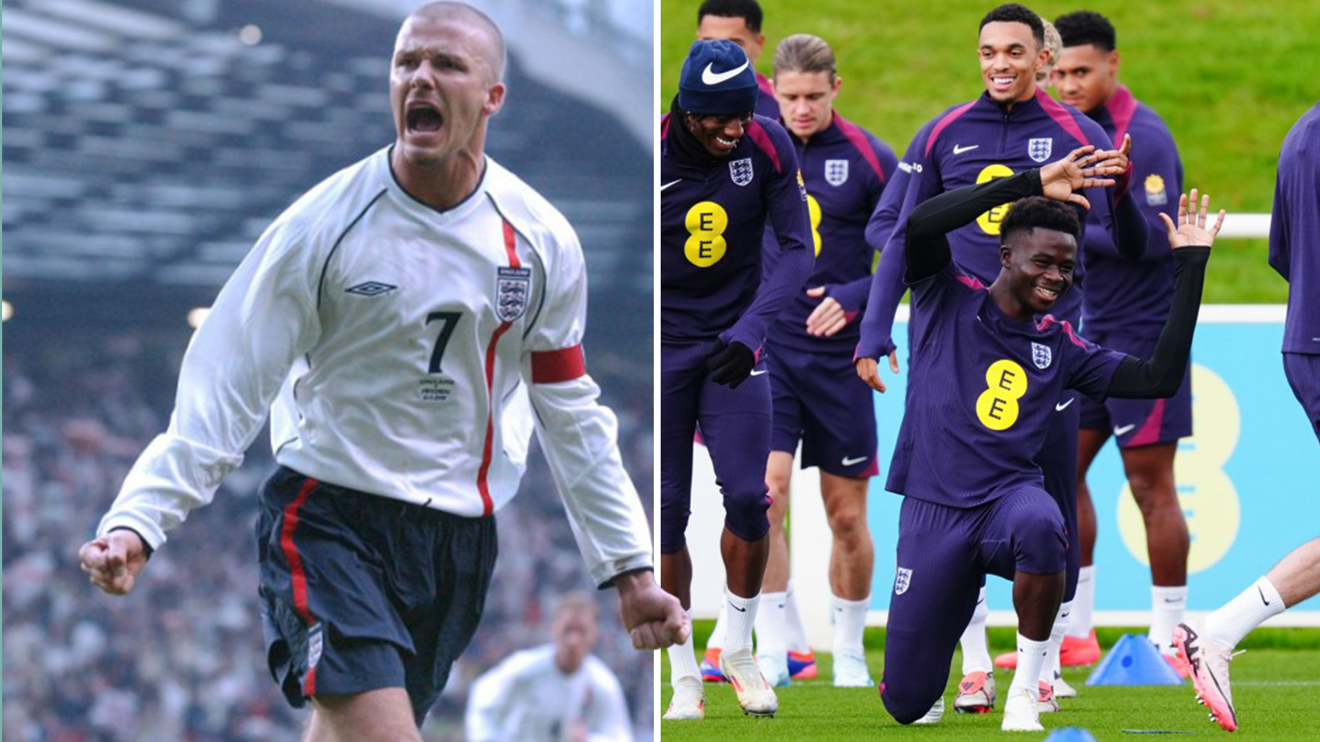 England to wear rarely-seen kit against Greece in nod to iconic 'David Beckham game' 23 years ago