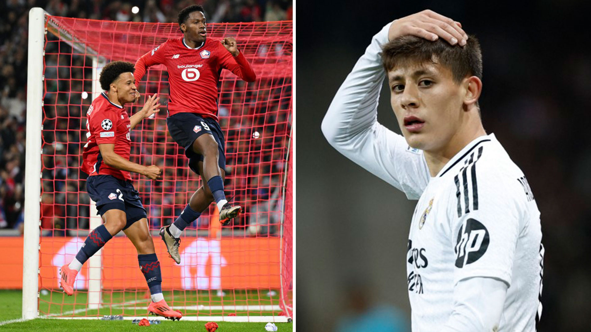 Real Madrid stunned as Lille end their mammoth 36-GAME unbeaten run with 1-0 win in Champions League