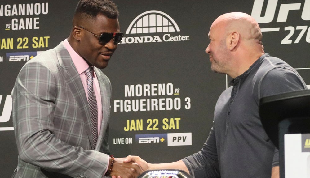 White insists Ngannou ran from UFC and Jones fight, slams character