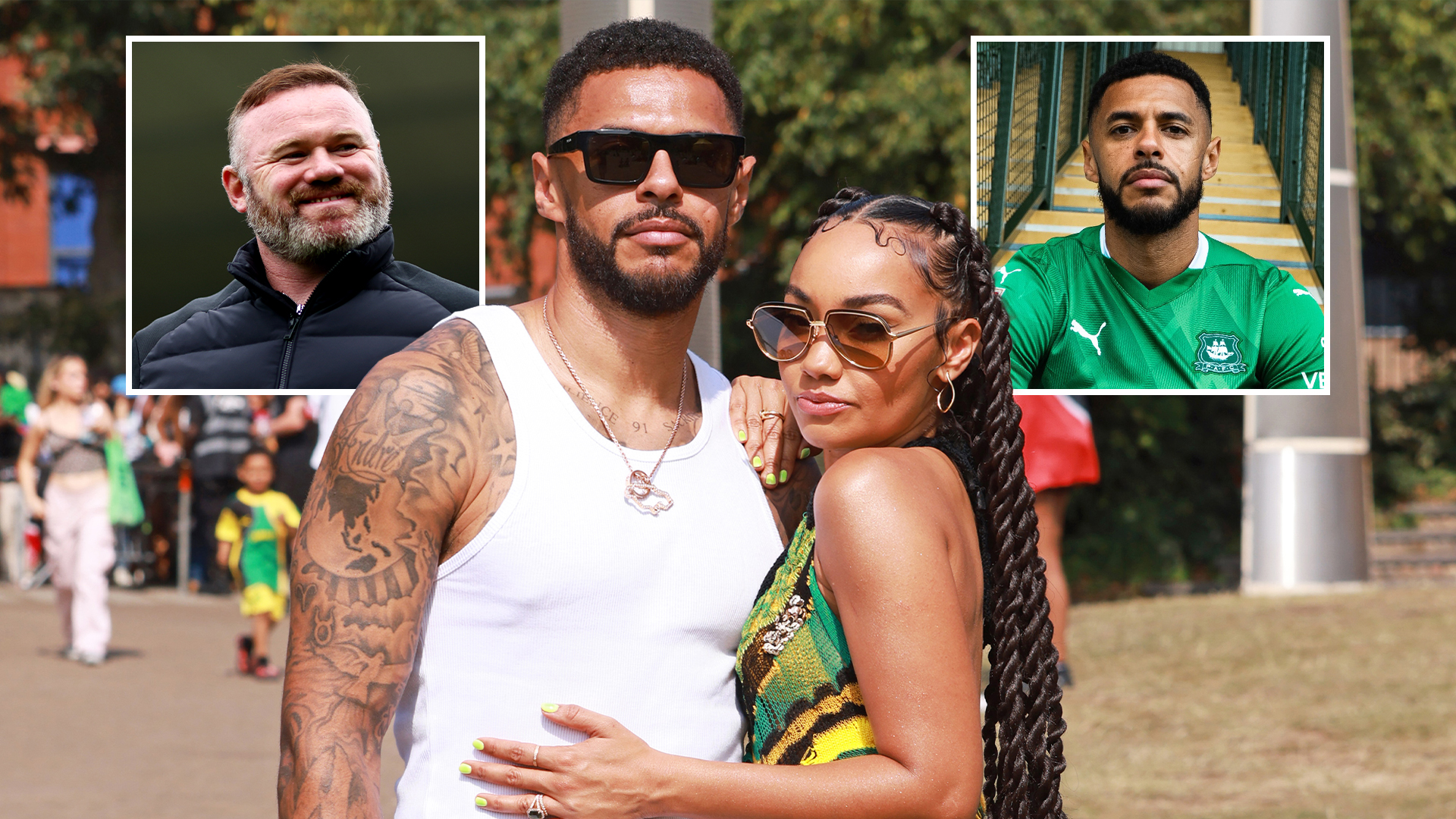 Wayne Rooney signs Leigh Anne Pinnock's husband in Plymouth free transfer after Little Mix star's 'it's been hell' swipe