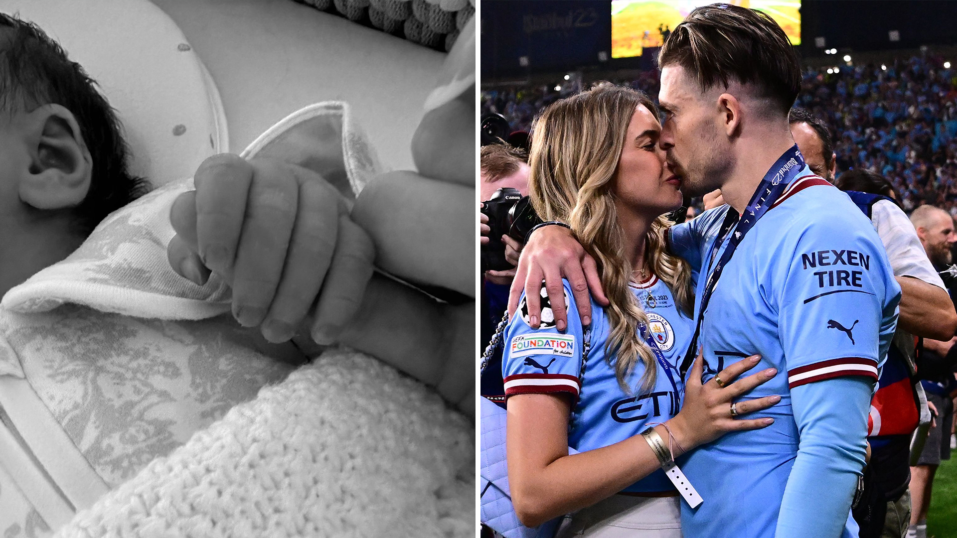 Jack Grealish becomes a dad for first time as England star and girlfriend Sasha Attwood welcome baby