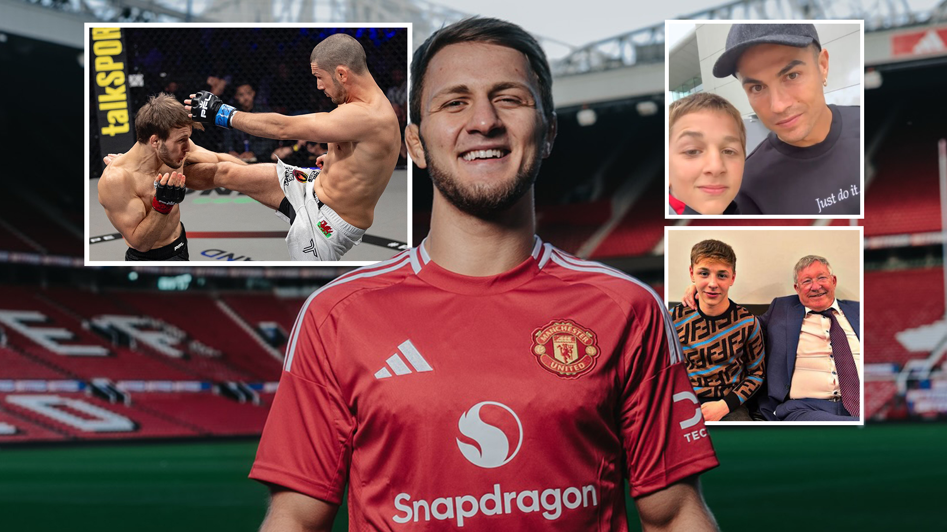 My brothers play for Man Utd and are pals with Sir Alex Ferguson and Cristiano Ronaldo Jr - I'm making my own way in MMA