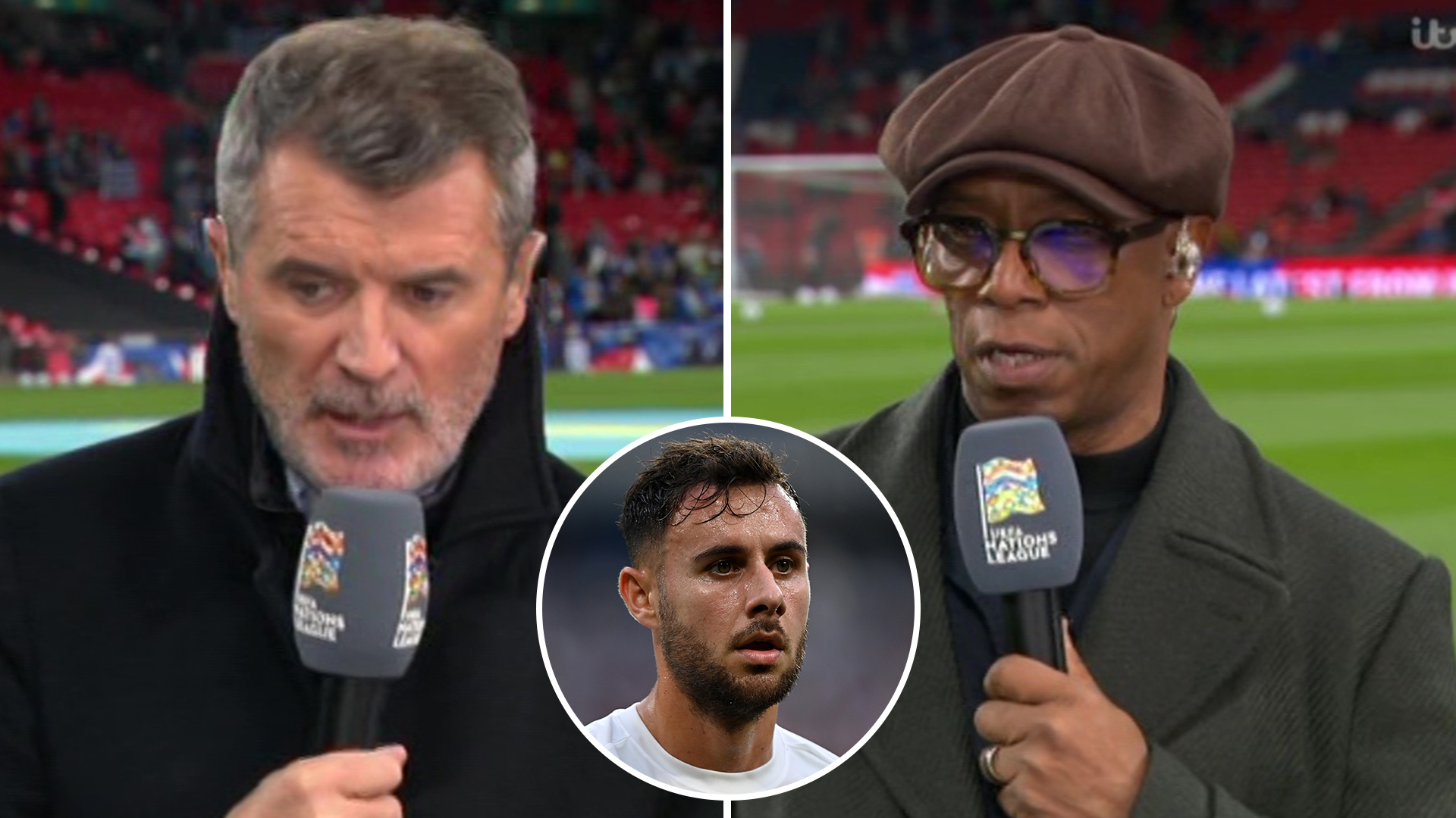 Ian Wright and Roy Keane pay tribute to George Baldock on ITV as Arsenal legend opens up on working with tragic star