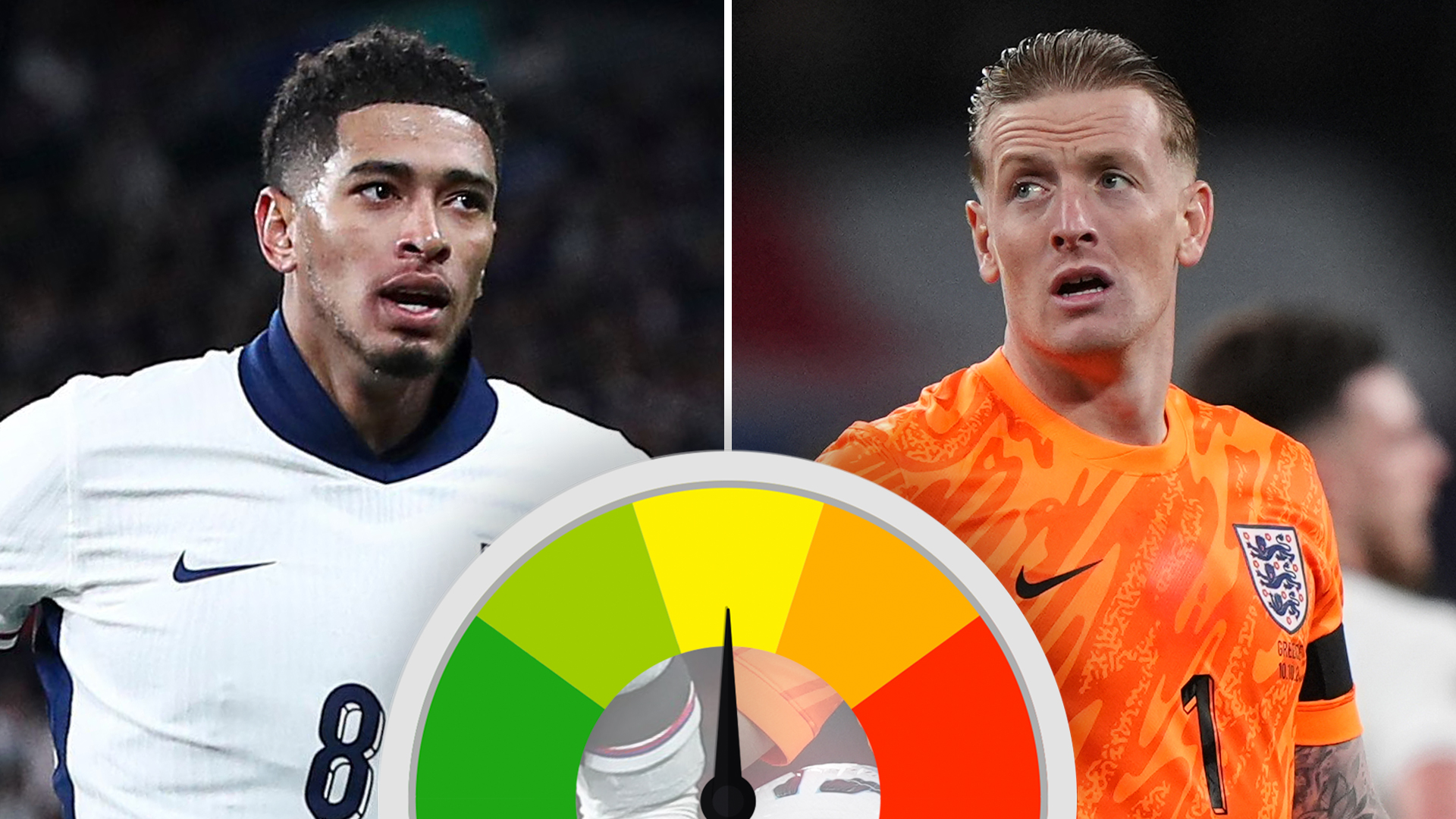 England ratings: Bellingham so nearly the saviour despite new position not working but Pickford has a nightmare