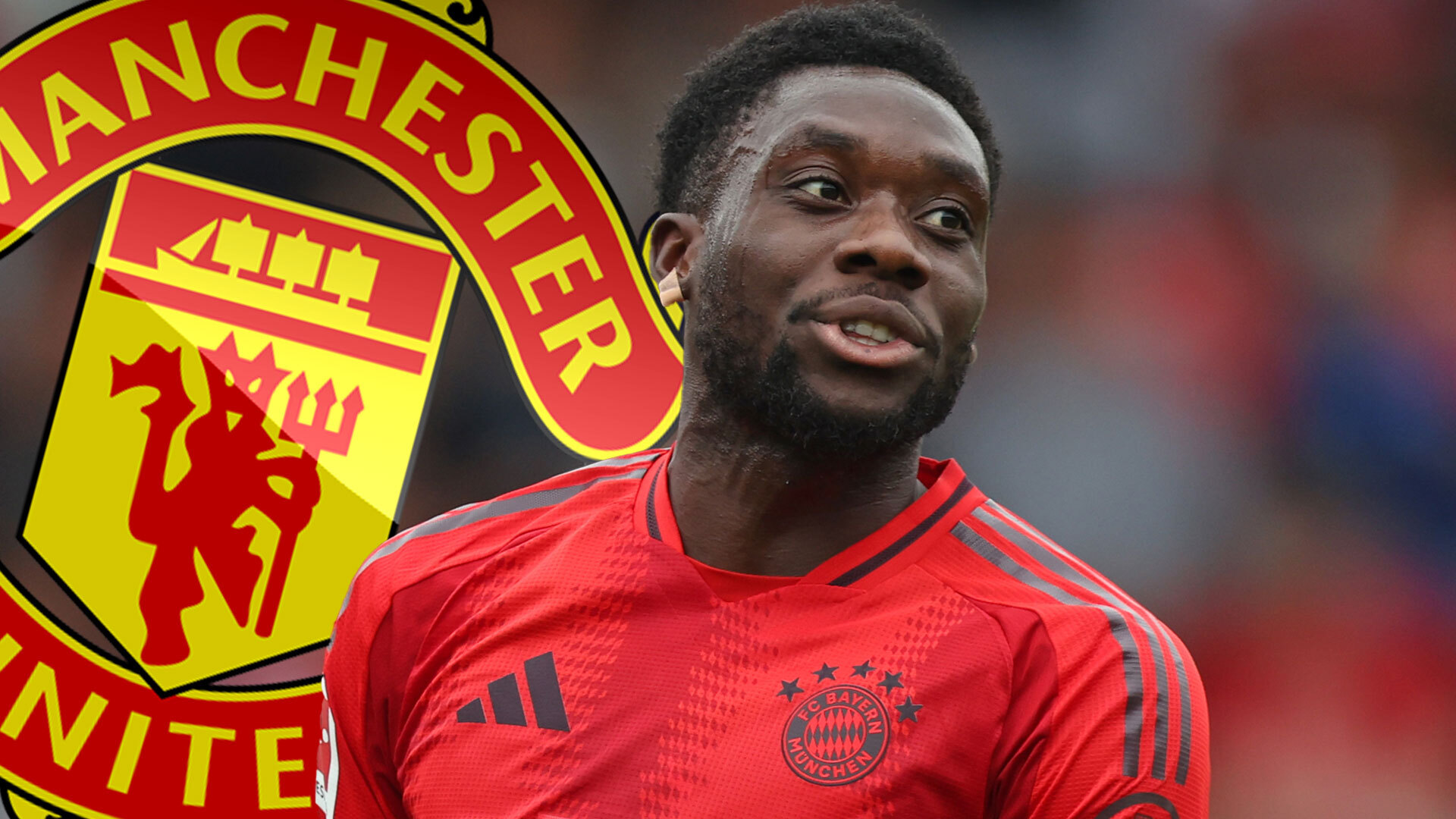 Man Utd transfer target Alphonso Davies, valued at £42m, speaks out on becoming free agent this summer