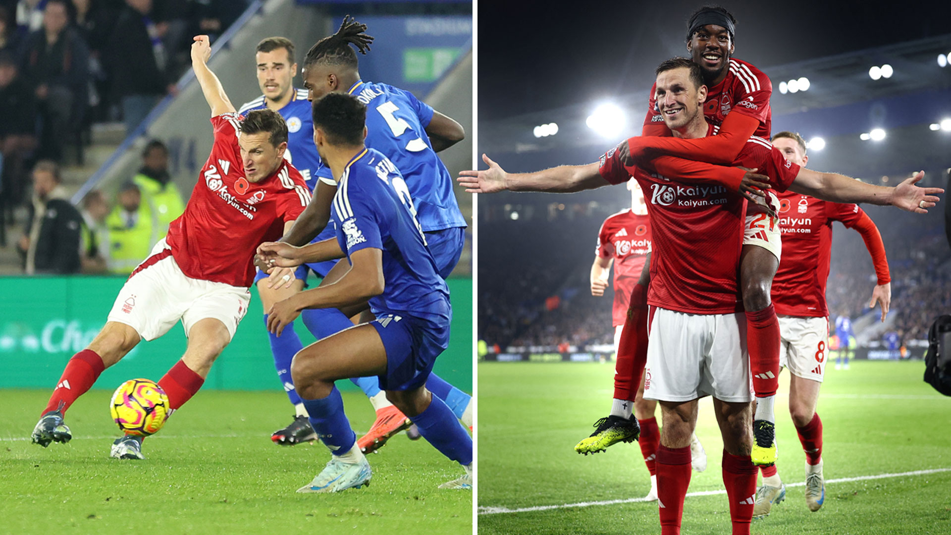 Leicester 1 Forest 3: Chris Wood downs old boss Steve Cooper with stunning double as high-flying visitors go FIFTH