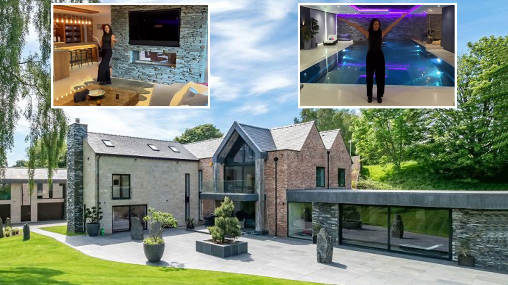 Take tour of Cristiano Ronaldo's former Cheshire home on sale for £5m with 7 bedrooms, padel courts, pool and guest barn