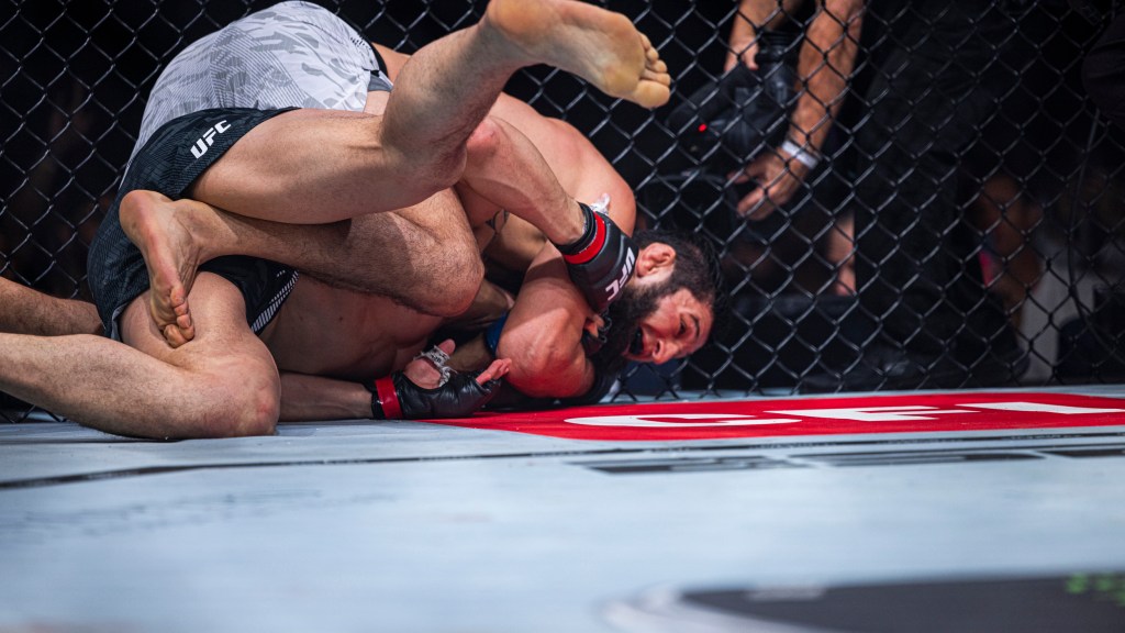 Khamzat Chimaev def. Robert Whittaker at UFC 308: Best photos from Abu Dhabi