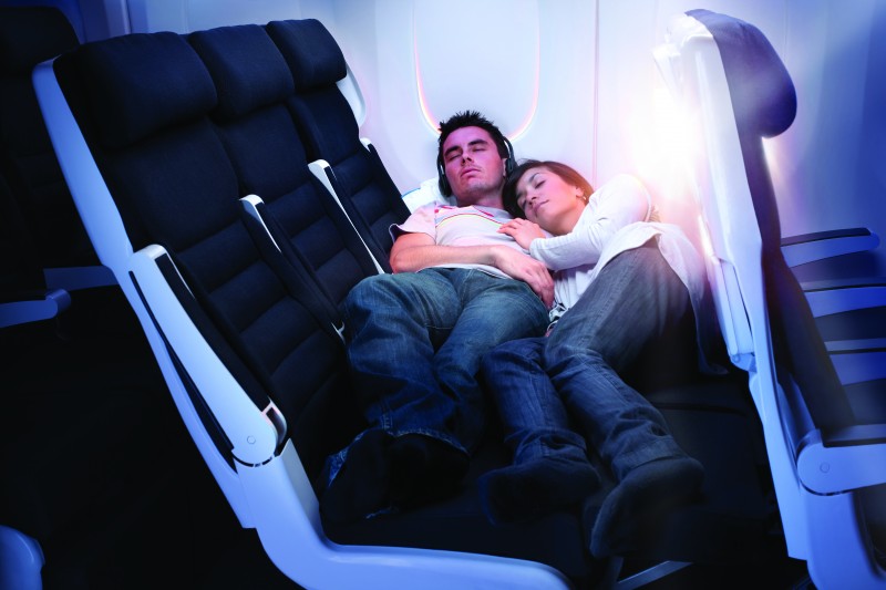 Flyers can now sleep in lie-flat beds even when travelling in economy class