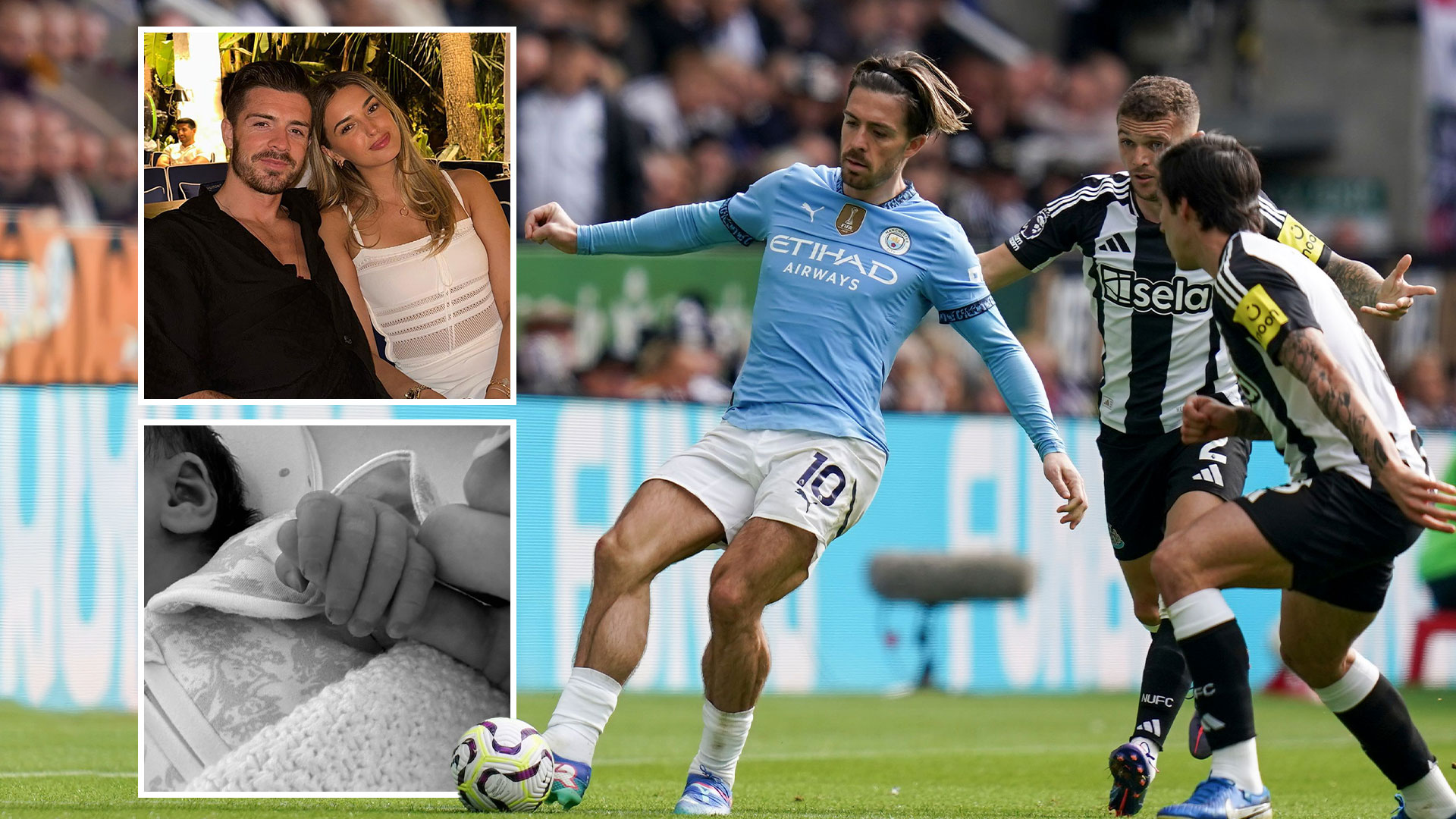 Jack Grealish opens up on 'unbelievable 24hrs' of having kid then playing Newcastle as he reveals baby celebration plan