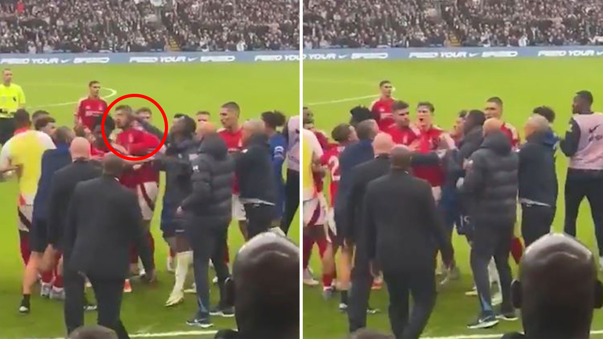 Nicolas Jackson learns fate after shock footage appeared to show Chelsea star SLAPPING rival in mass brawl vs Forest