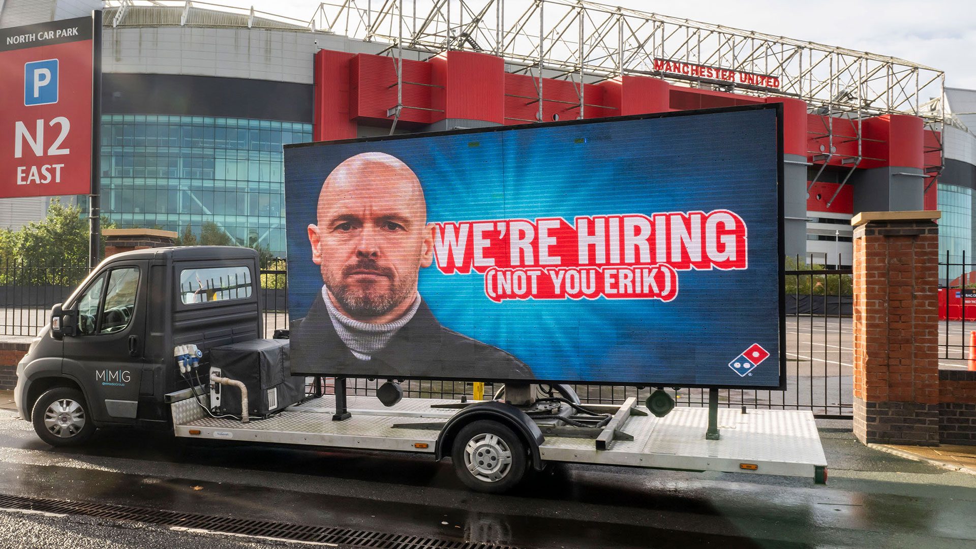 Erik ten Hag brutally trolled by Domino's as Man Utd manager faces sack with crunch talks tomorrow