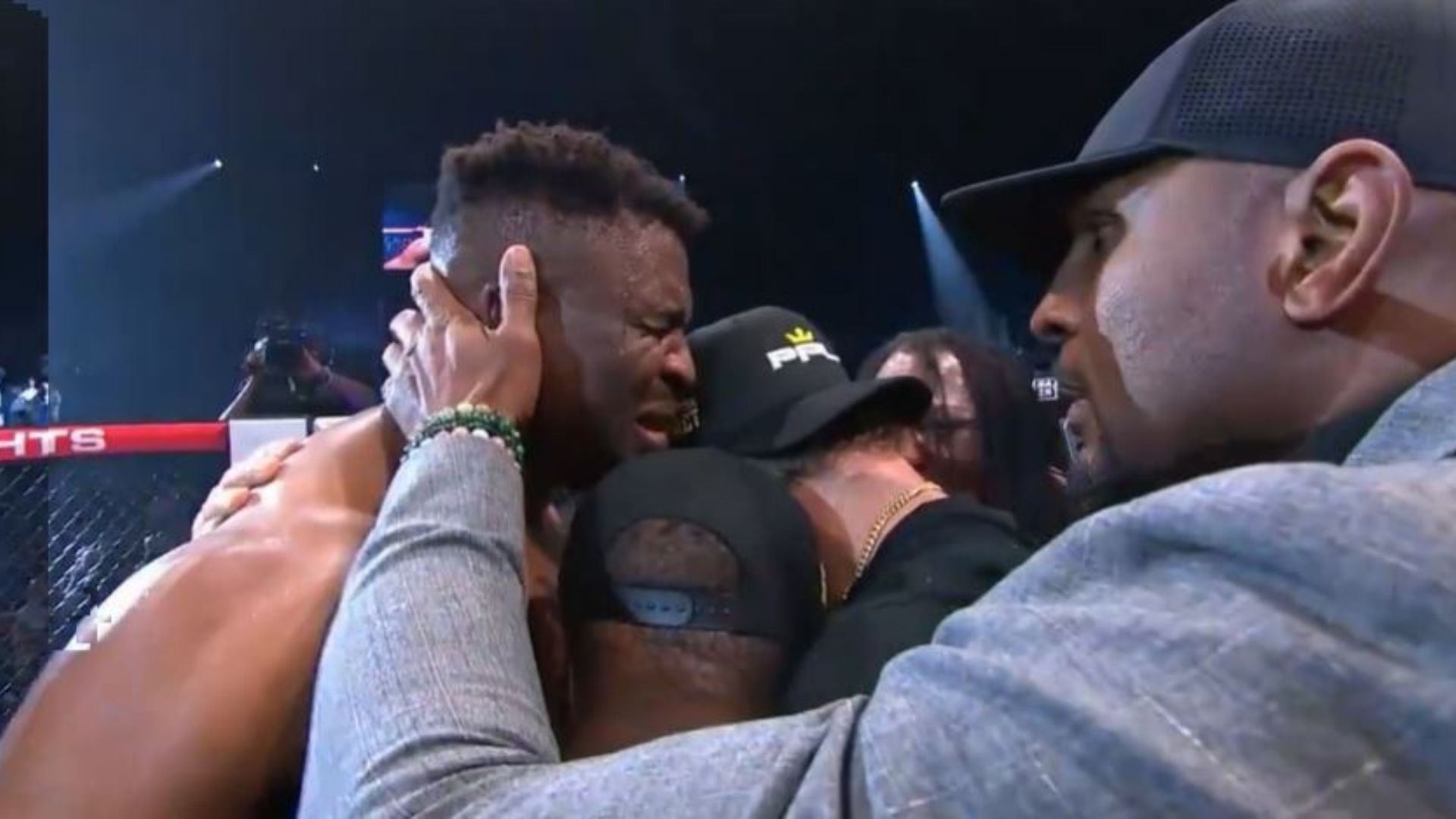 Francis Ngannou vs Renan Ferreira LIVE RESULTS: Ngannou scores incredible FIRST ROUND KO as he breaks down in tears