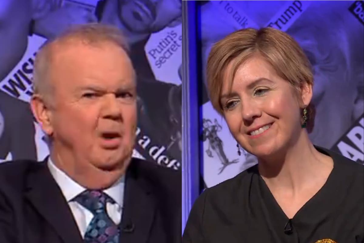 Ian Hislop has spiky Have I Got News For You exchange with ex-Tory MP Andrea Jenkyns: ‘You’ve got no evidence’