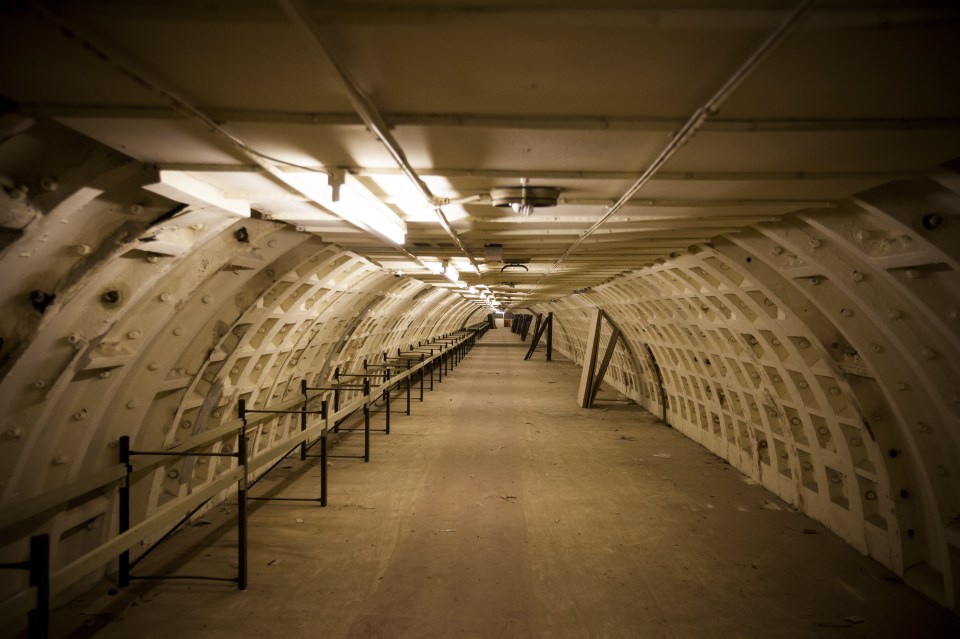 Clapham South shelter, which sheltered Brits during the Blitz, is now open for tours